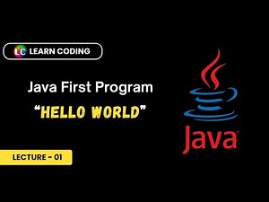 First Java Program | Java Hello World program | How to Compile & Run Java Program