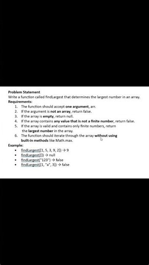 Don’t Use Math.max() ❌ Try This JavaScript Logic #codinginterview #dsa #javascript #programming