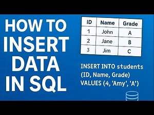 How to Insert Data into Tables in SQL | Beginner SQL Tutorial