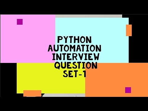 Python Automation Interview Questions and Answers || framework interview questions-2021 #Set 1
