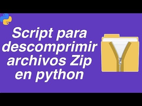Script para descomprimir archivos (python)