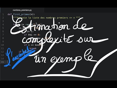 The essentials: estimation of complexity on an example