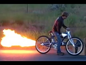 RocketMan: JET BIKE!! PULSEJET POWERED