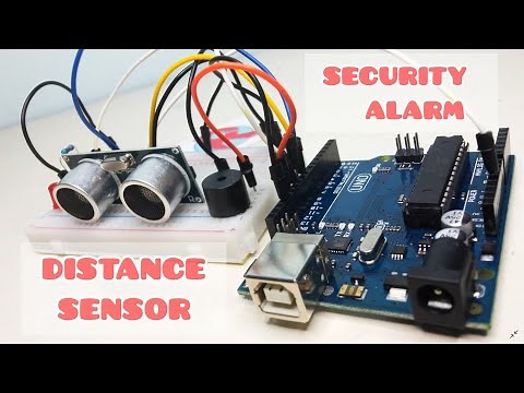Arduino distance sensor project HC-SR04 Ultrasonic Distance sensor in Arduino projects for beginners