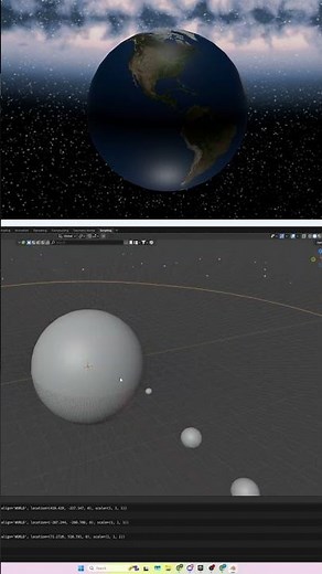 🚀 Exploring the Solar System in Python! 🌍✨ | Blender Simulation
