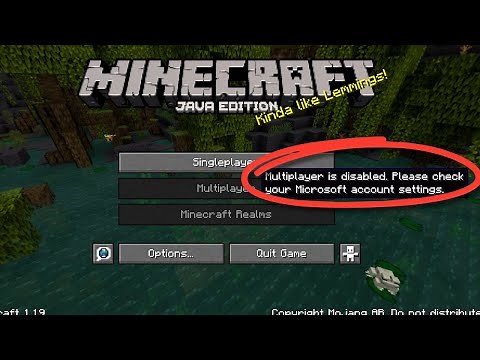 Fix Multiplayer Disabled In Minecraft [In 1 Minute!]