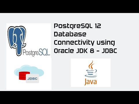 How to connect to PostgreSQL 12 using PostgreSQL JDBC Driver with Oracle JDK 8
