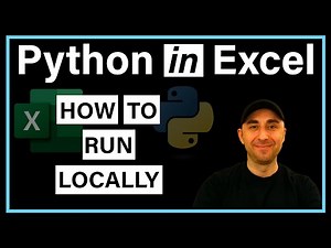 Python In Excel with Anaconda - Run Python in Excel Locally with the Anaconda Add-In (IN 5 CLICKS!)
