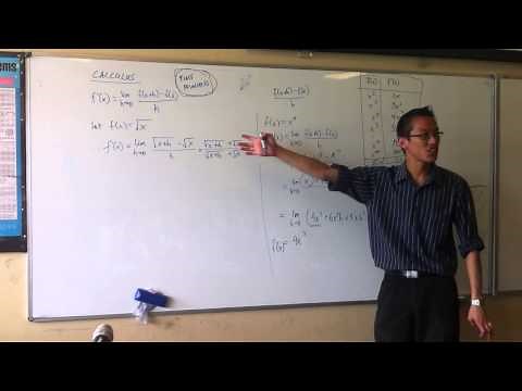 First Principles Example: Square Root of x