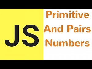 JavaScript Tutorial - Get Primitive And Pairs Numbers From An Array In JS [ with source code ]
