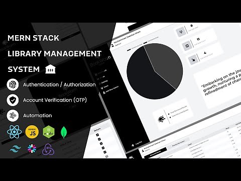 Create Full Stack Library Management System Using Node, Express, React, MongoDB | MERN Stack | Part1