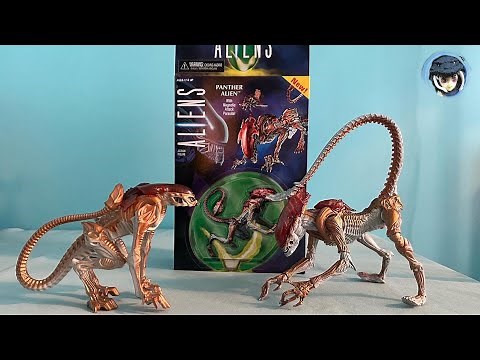 NECA Kenner Aliens Tribute Panther Alien - Xenomorph Ultimate Figure Unboxing And Review