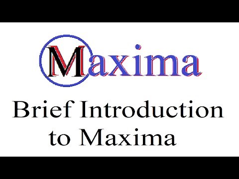 9.1 A Brief Introduction to Maxima and wxMaxima
