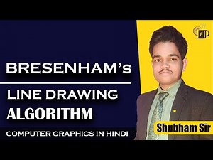 Lec-4.4 Bresenham's Line Drawing Algorithm in Computer Graphics