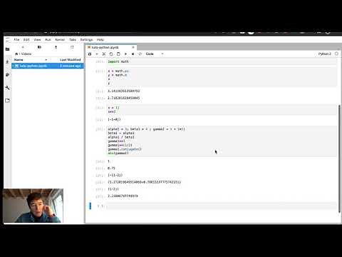 [Python pour les maths] Tutoriel : 1- nombres réels et complexes