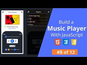 JavaScript Music Player Tutorial - #8 of 12 (Change Volume )