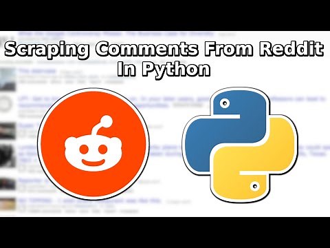 Scraping comments and posts from reddit in Python from scratch