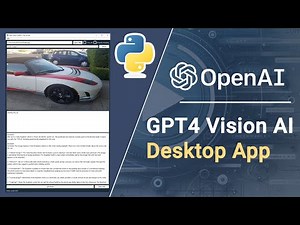 Create Your Own OpenAI GPT4 Vision AI Desktop App With Python | Python GUI Application