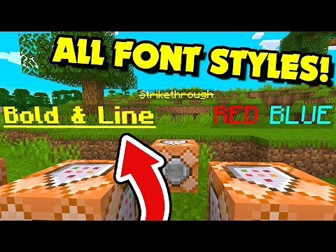 How to do ALL FONT STYLES for Text Displays in Minecraft 1.21.4 Java?! All Styles, Colored Text