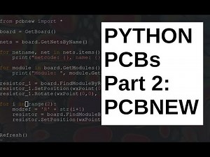 Making Keyboard PCBs with Python Part 2: Moving components with PCBNEW scripting