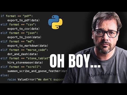 I Hate Long If-Elif Chains: This Design Pattern Solved It Once and For All