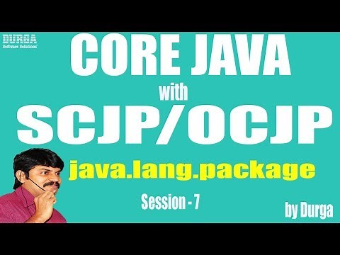 Core Java With OCJP/SCJP: java.lang.package Part-7 || Strings||constructors of StringsBuffer