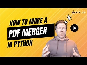 Build a PDF Merger App in Python [FULL WALKTHROUGH]