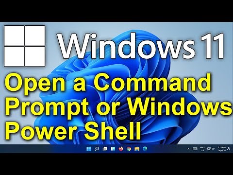 ✔️ Windows 11 - How to Open an Command Prompt (CMD) or Windows Power Shell