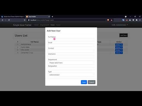 Simple Issue Tracker System Project using PHP and SQLite DEMO