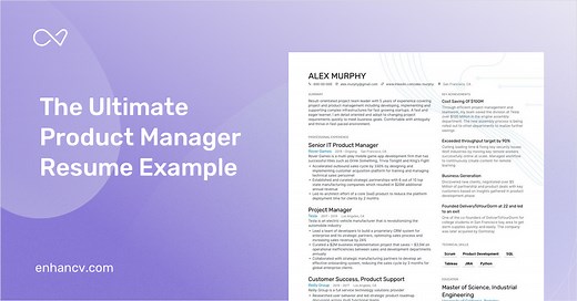 37 Product Manager Resume Examples, Templates for 2026 & Writing Guide