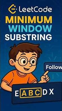 Leetcode Minimum Window Substring