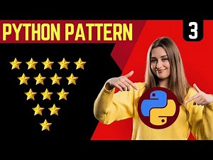 Python Pattern Programs: Reverse Pyramid Star "*" Pattern Explained!