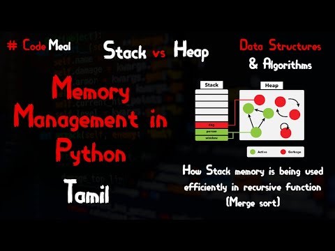 Memory Management in Python - Stack vs Heap - Data Structures & Algorithms - Tamil
