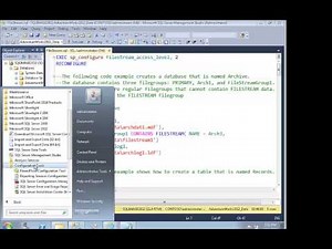 FileStream y FileTable en SQL Server 2012