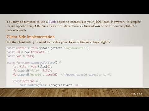 Sending JSON and File Simultaneously with Axios in Flask