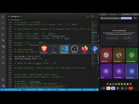 Python Prep 21: Data Validation & Building the "Find" Method Manually