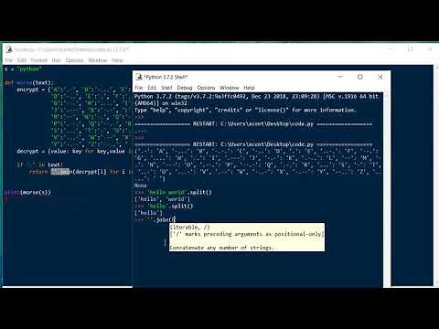 A Simple Python Morse Code Translator