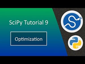 SciPy tutorial 9: Optimization
