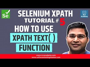 Selenium XPath Tutorial #5 - XPath text() Method | Find element by Text