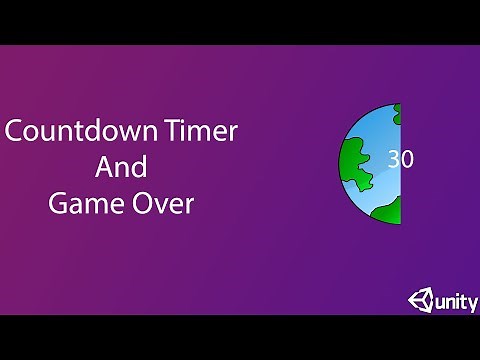 How To Make Countdown Timer And Game Over Screen in Unity 2D