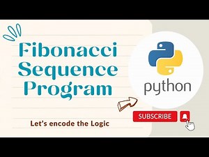Fibonacci Sequence Program using for loop & while loop in Python || Python Tutorials for Beginners