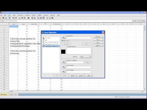 SPSS Tutorial: Bivariate Regression