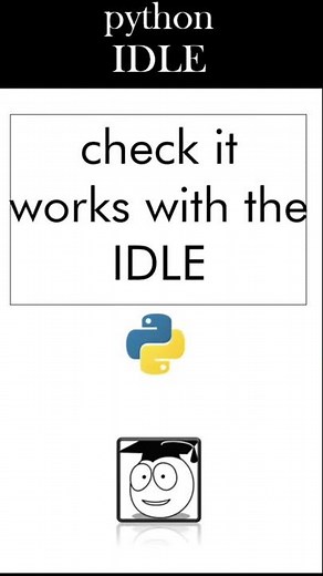 IDLE | Python after Install | #Shorts