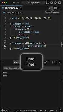 all() in Python Made Simple