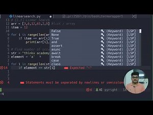 [1.1] Linear Search in Python (with Solved Example) | Algorithms in Python