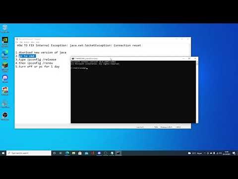 HOW TO FIX Internal Exception: java.net.SocketException: Connection reset