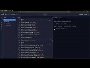 How to use Colorama in python