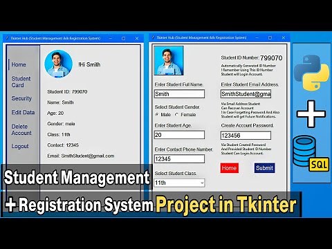 Python Tkinter Project: Build a Complete Student Management & Registration System | Introduction