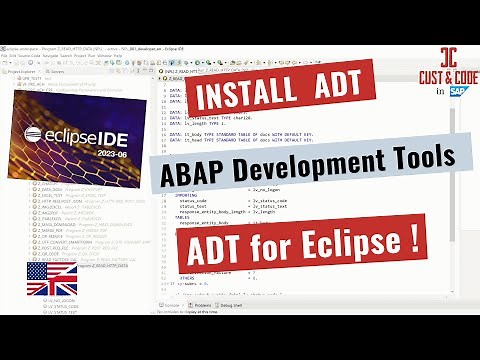 Install ABAP Development Tools (ADT) for Eclipse [english]