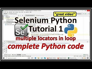 Selenium Python - Selenium Python Tutorial, Selenium Python Automation, Selenium Python Installation